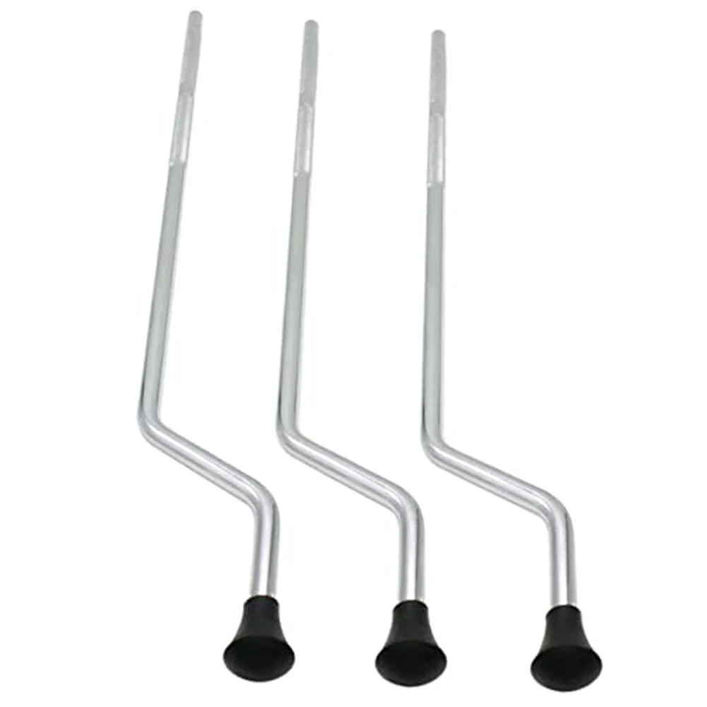 

3pcs Bass Drum Legs DrumFitting Support Floor Bracket Feet Anti-Slip Replacement Drum Accessories Bass Drums Leg Instruments