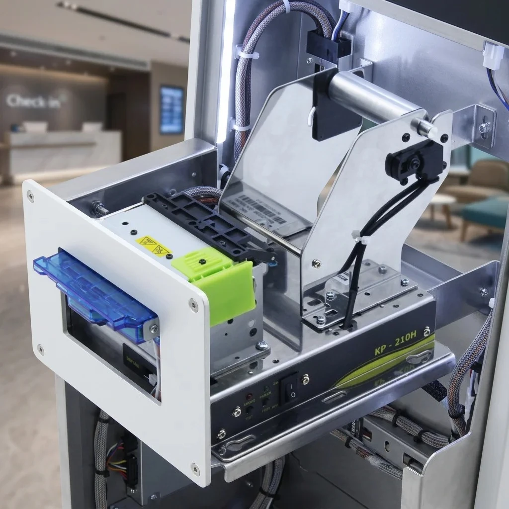 High Speed KP-210H 58mm Kiosk Thermal Printer with Auto Cutter Support 150mm Large Paper Roll for ATM & Vending Machine