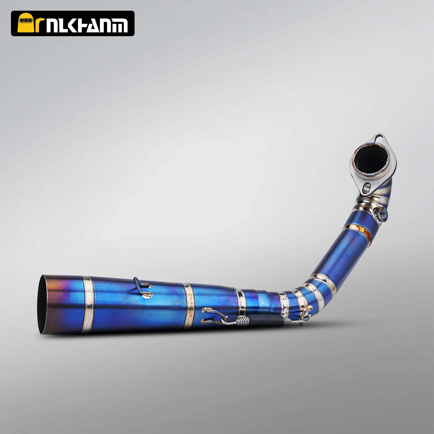 لنظام عادم الدراجة النارية ZONTES 368G باللون الأزرق Ti. تعديل السبائك مع الجوزاء Ti. كاتم صوت كربون لـ ZONTES 368G 2026-