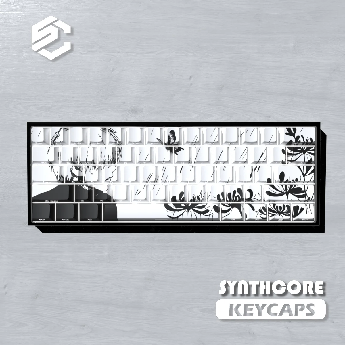 

74 клавиши, колпачки для клавиш с тематикой Kaneki Ken, колпачки для клавиш японского аниме, PBT Cherry Profile, оригинальные колпачки ручной работы для механической клавиатуры