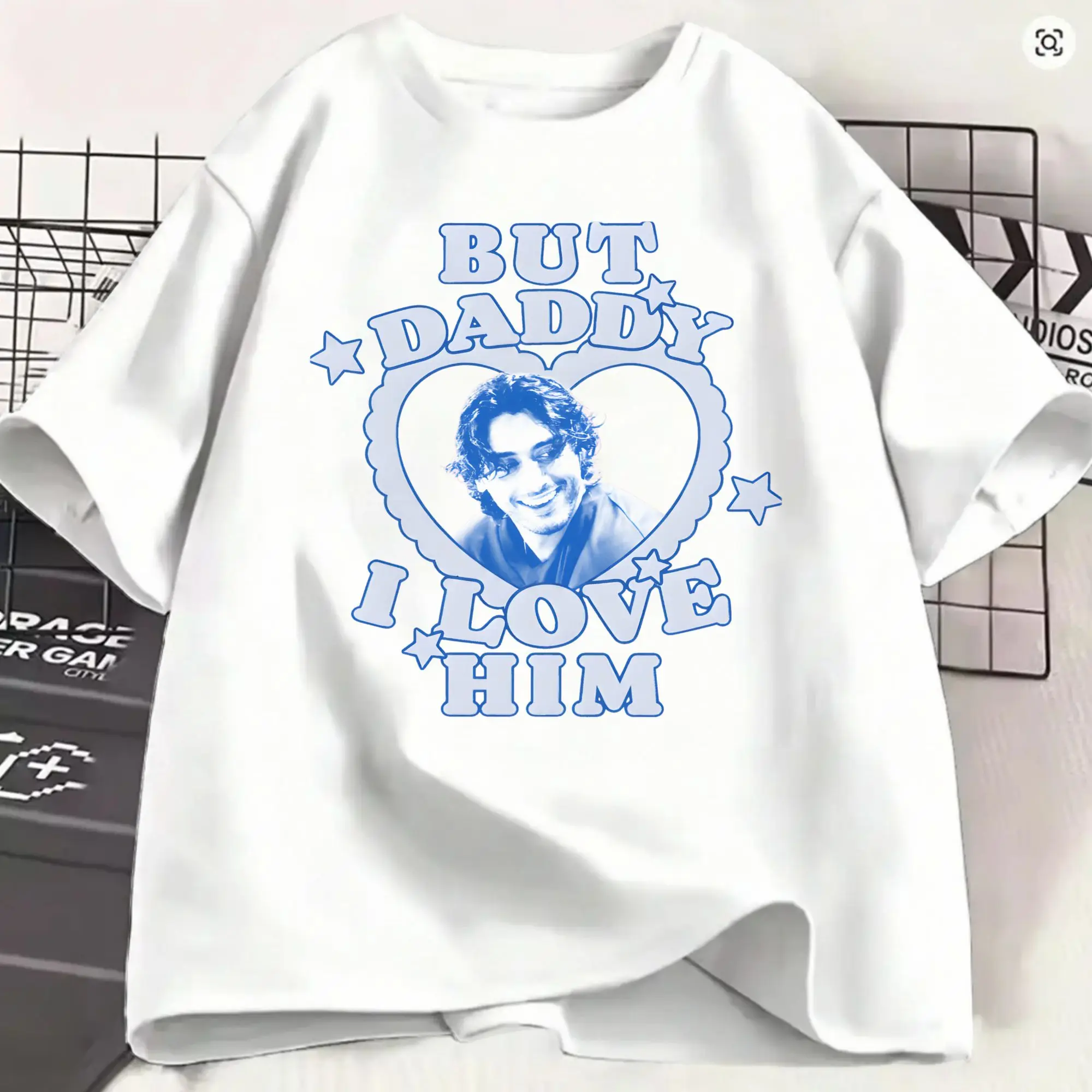Off-Campus Men's T Shirt But Daddy I Love Him John Logan Awesome Tee Shirt Short Sleeve Round Collar T-Shirts Cotton Summer Tops