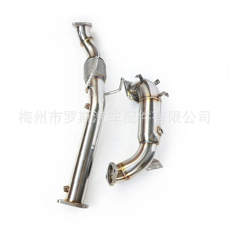Elantra Avante N2.0T 2017-2023 Stainless Steel Downpipe Exhaust Pipe Front Muffler and Tip Car Model