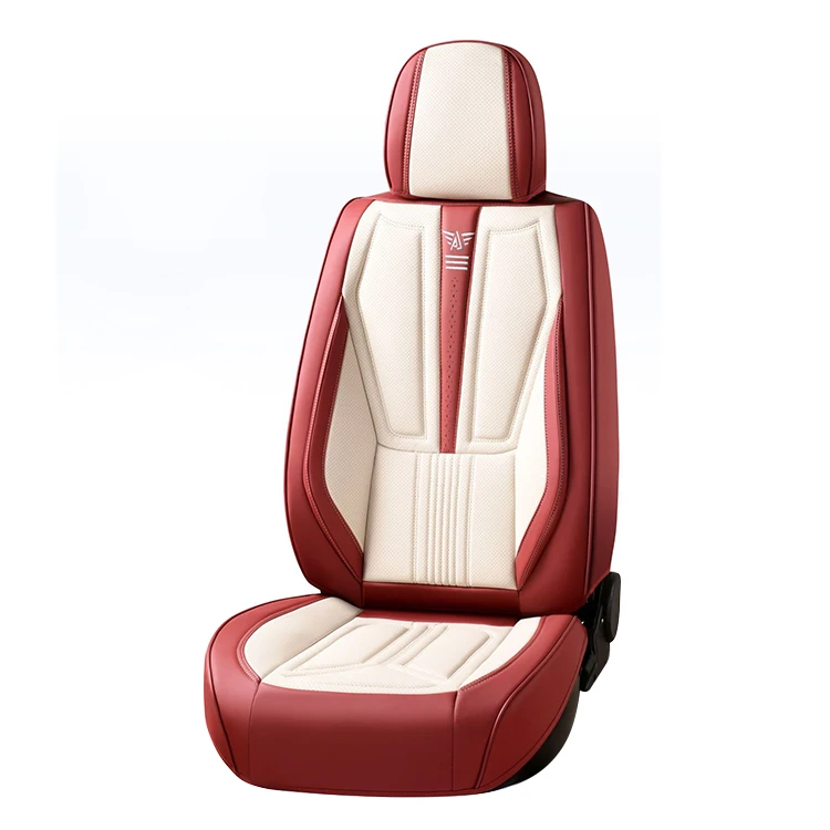 

Five-seater Car Seat Covers, Newest Luxury Fashion PU Leather Full Set Hot Sell Car Accessories Universal Fit Leather