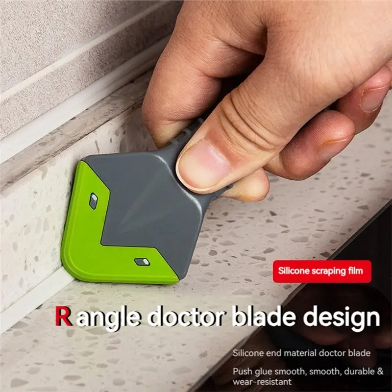مجموعة أدوات السد السيليكون BMBY-5-In-1 - مكشطة، مزيل ناعم، مجموعة تشطيب الجص لإزالة قوالب الأرض وتحسين المنزل #4
