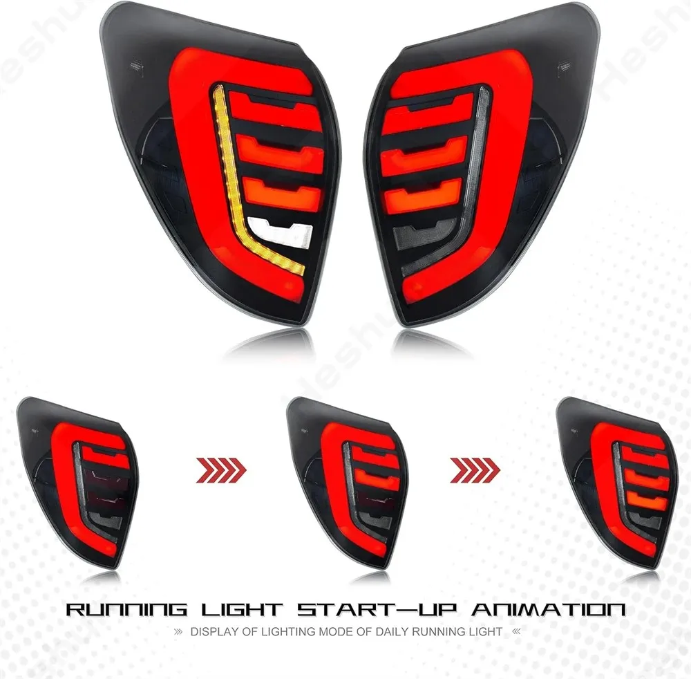 Taillights For 2009 2010 2011 2012 Toyota RAV4 Rav-4 Tail Light Rear Brake Side Lamp LED Assembly DRL Sequential Signal E-mark