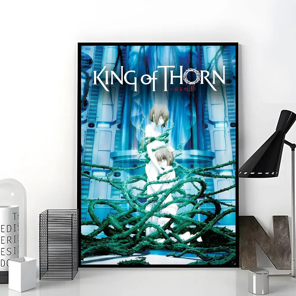 anime horror T‑The King Of Thorn Poster Trendy Aesthetic Wall Art Poster for Dorm Room Bedroom Decor