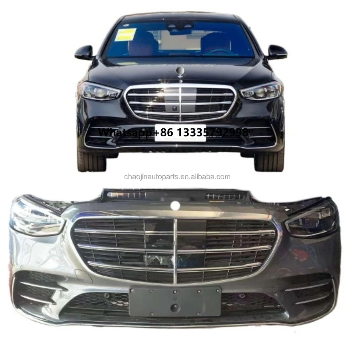 

High Quality Used 2018-2021 for Mercedes Benz S-Class 223 Front Bumper Grill Most Popular Front End Accessory