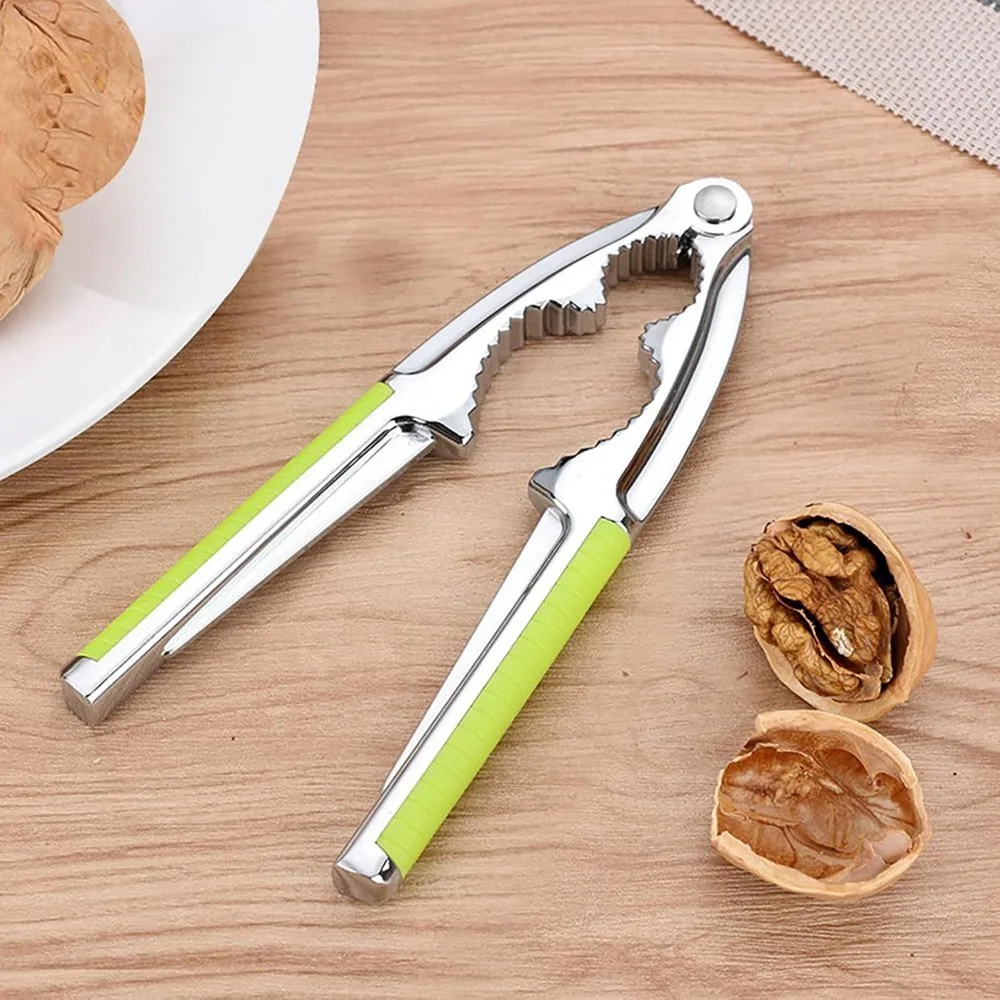 Kunovo Nutcracker for Nuts,Nut Cracker Tool for Walnut,Pecan,Macadamias,Hazelnuts, Almonds, Lobster,Crab（Green） view 4