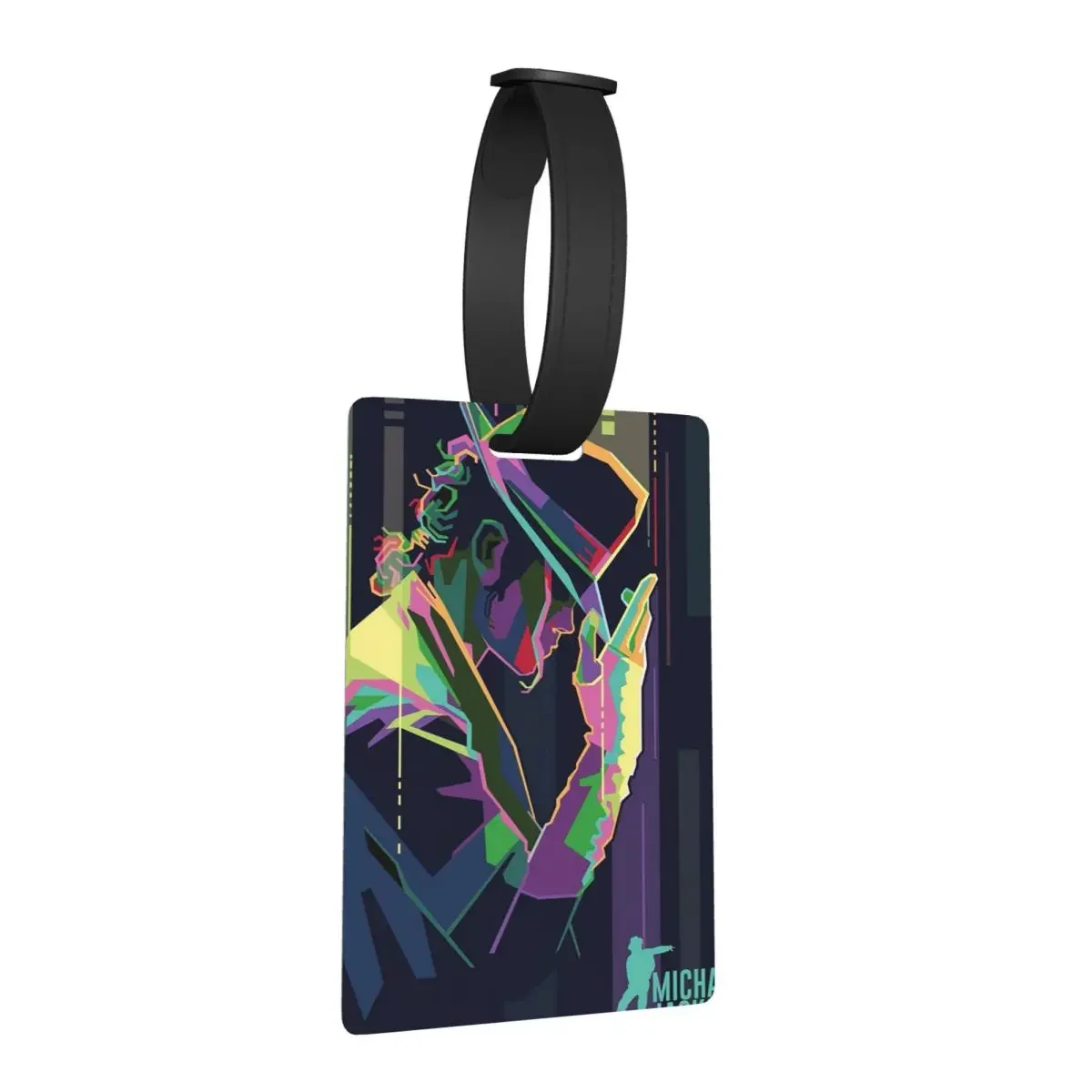 

Поп-музыка Майкл J-Jackson, багажные бирки, аксессуары для чемодана, дорожный портативный багаж, посадочная бирка, держатель этикетки, идентификационное имя, адрес