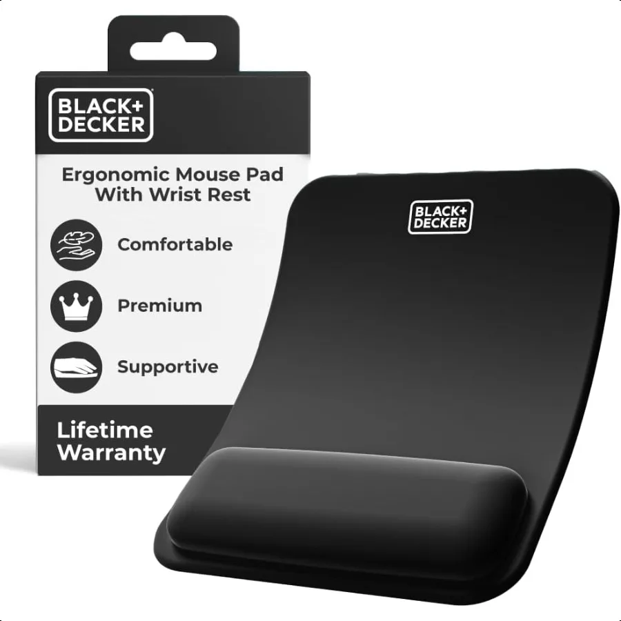 

Ergonomic Mouse Pad Wrist port Comfortable Mouse Pad Wrist Rest Wrist Relief Gel Mousepad NonSlip Base Aesthetic Mousepad for G