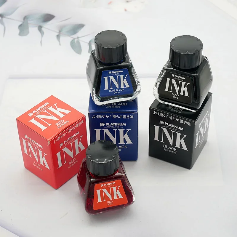 

Japanese PLATINUM Dye Easy To Block Pen Tip Bottled INK Pen Ink Fountain Pen Ink Bottle Calligraphy Office Supplies