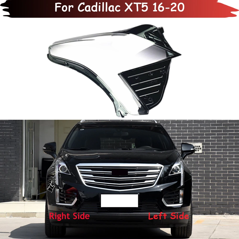 

For Cadillac XT5 2016-2020 Front Headlamp Cover Transparent Mask Lamp Shade Headlight Shell Lens Auto Replacement Parts