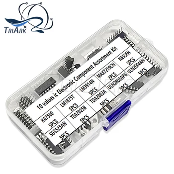 IC 전력 증폭기 칩 키트, SG3525AN TEA2025B TDA2003A ULN2803APG ULN2004AN KA7500 LM1875T LM3914N-1 MAX7219CNG NE556N, 47 개/로트 