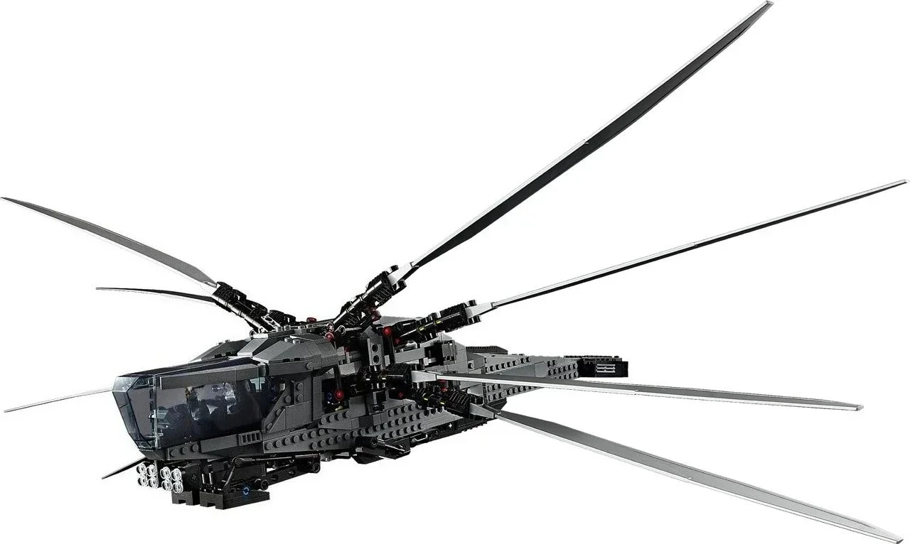 Conjuntos de blocos de construção de aeronaves de asa batida 10327 compatíveis com partículas Legoed adequadas para presentes de Natal 1369 peças