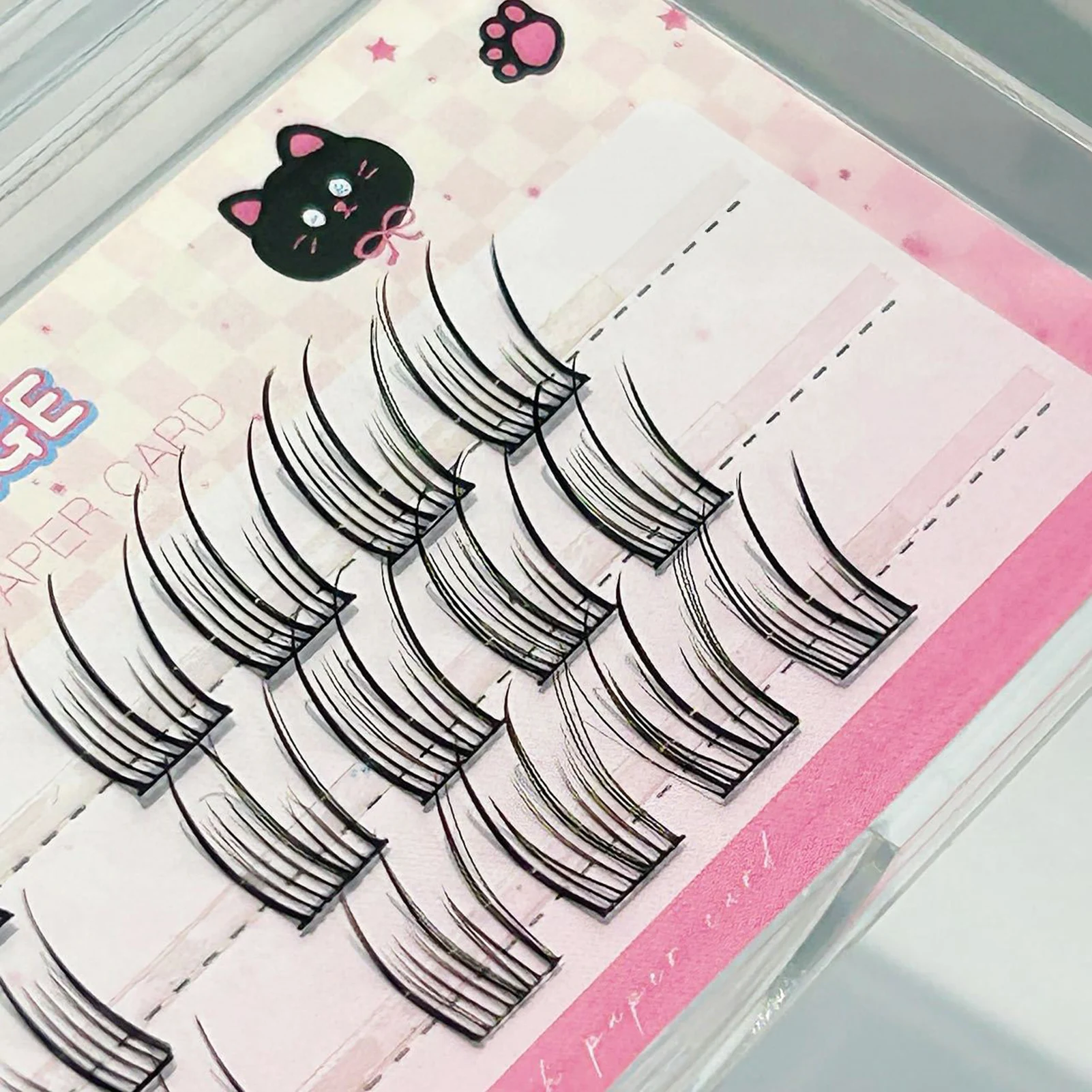 DIY つけまつげエクステンション韓国スタイル薄いバンドうっすらとしたまつげ 11-14 ミリメートルナチュラルロング偽まつげ用品毎日のメイクアップ