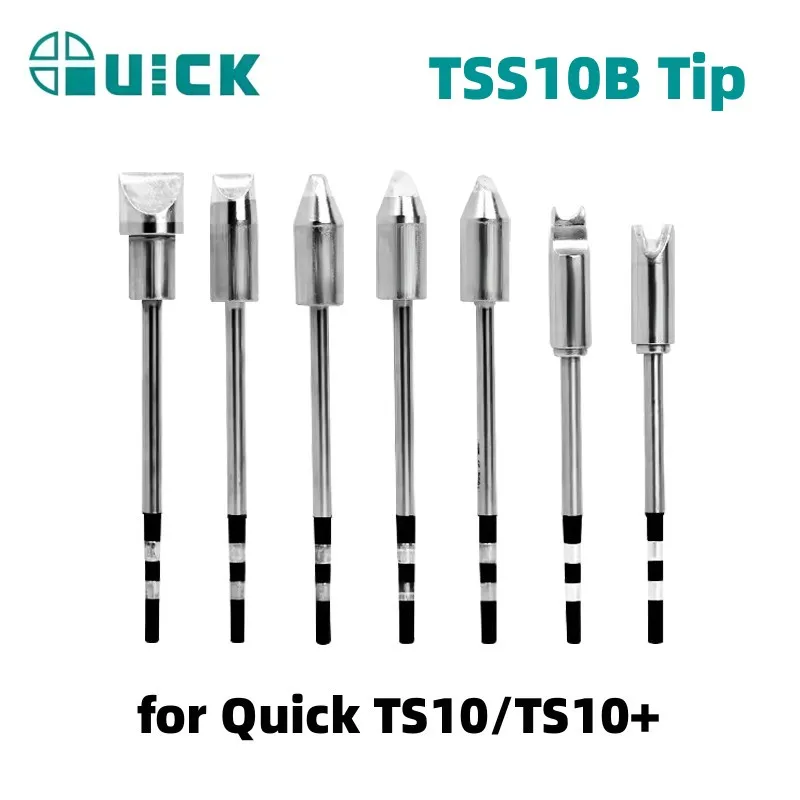 RÁPIDA TS10/TS10 + Solda Handle Tip, TSS10B Series Iron Dicas, Acessórios Ferramenta