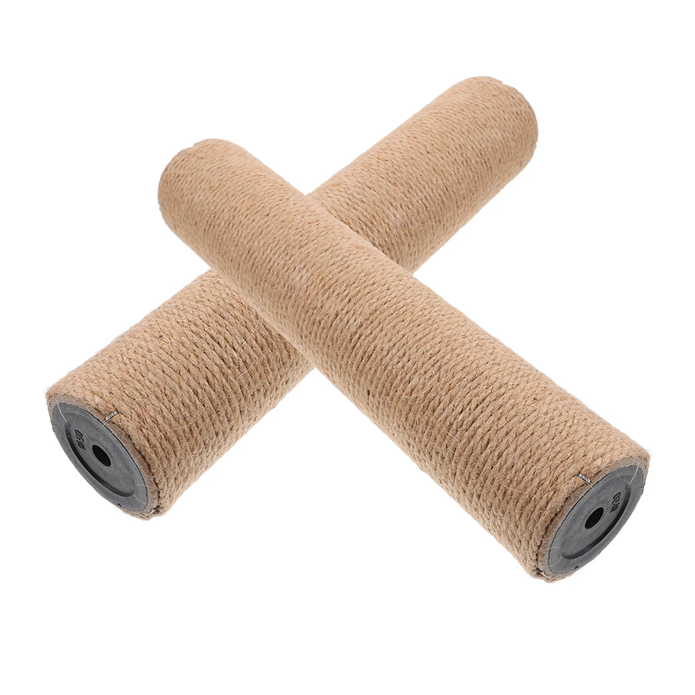 

2pcs Cat Scratching Post Replacement Tall Tree Parts Rope Sisal DIY Assembly Space Saving Design Ideal Exercise Spot