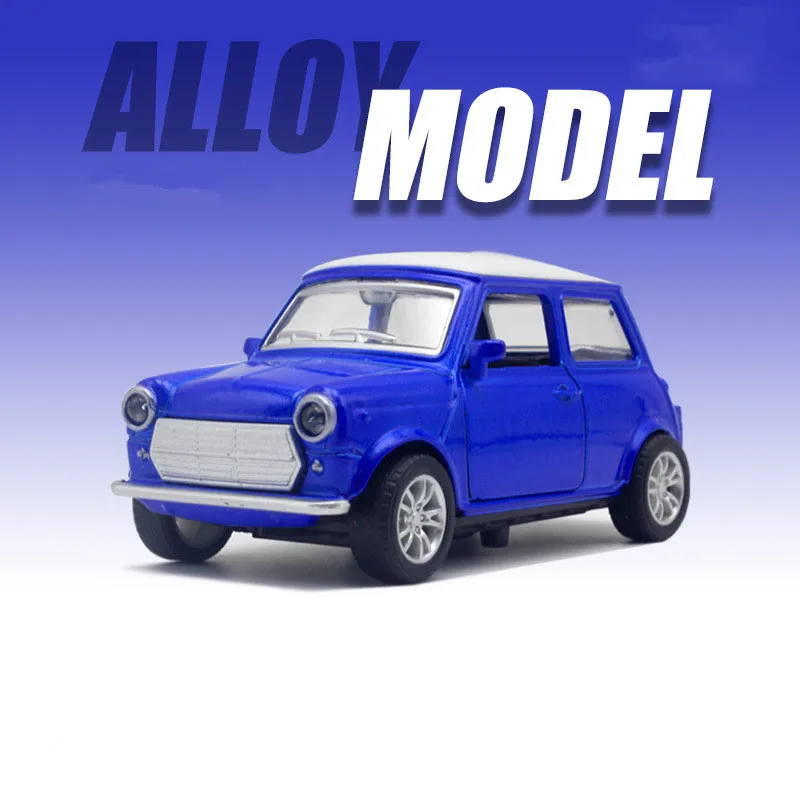 New alloy pull back 1:36 mini retro Fiat model,classic car model ornaments,original packaging toy gifts,free shipping