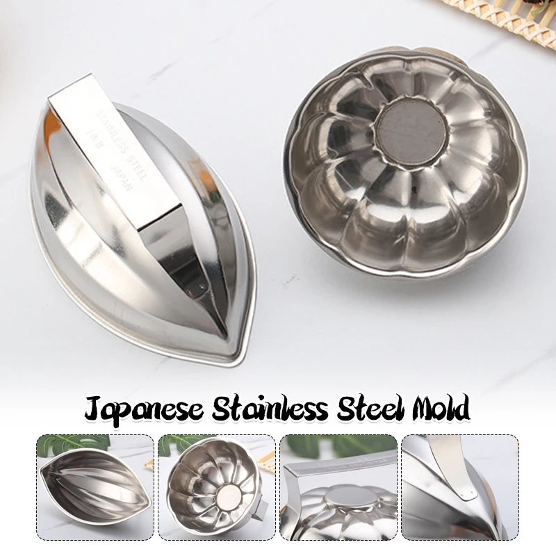 Japanese Stainless Steel Papaya Rice Moulds Rice Ball Molds Rice Shaping Gadgets Egg Bun Rice Mold Kitchen Tools