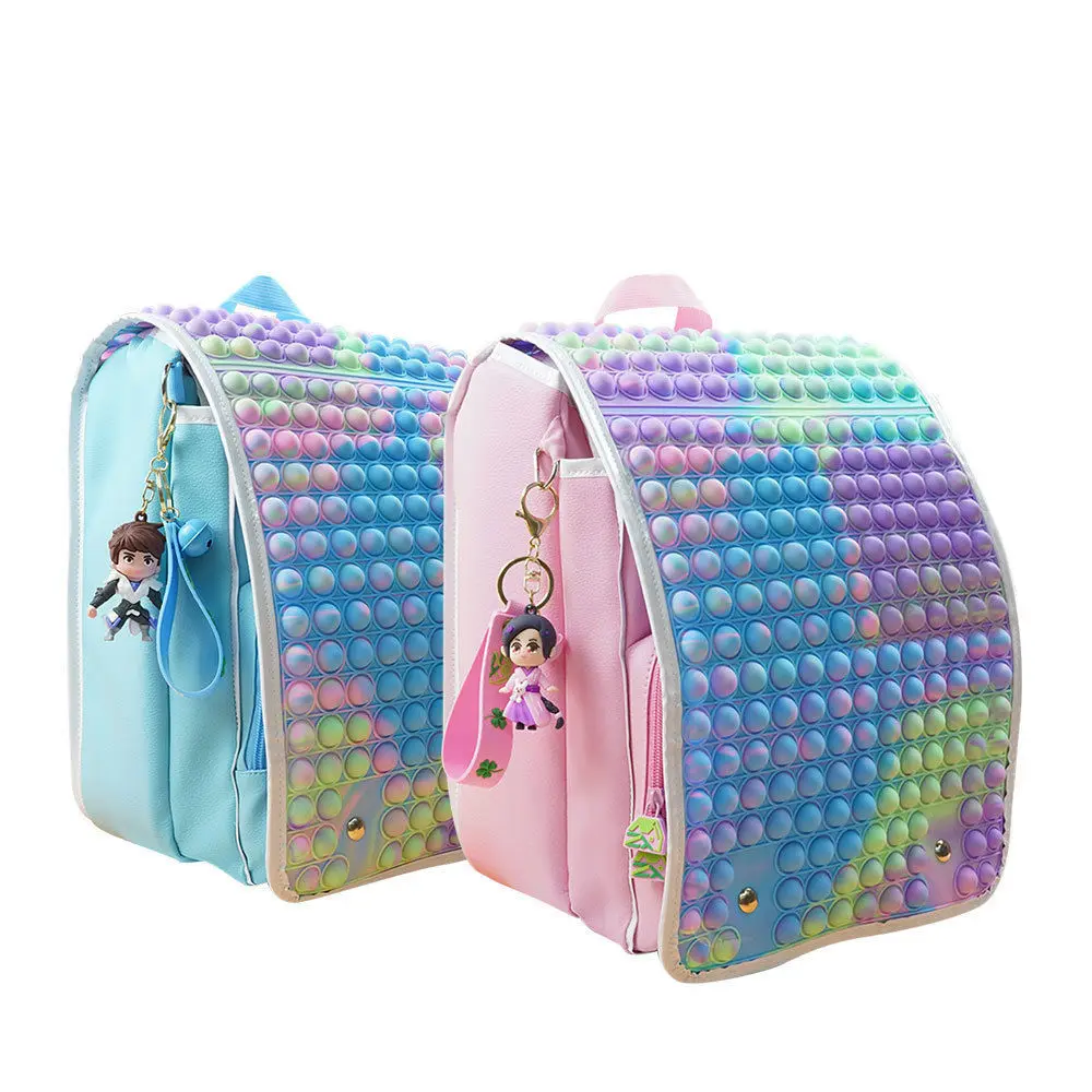 

2022 New Large Student Bags Children Rivet Backpacks In Kindergarten Girl Boy Student Book Bag Kids Large Primary Schoolbag