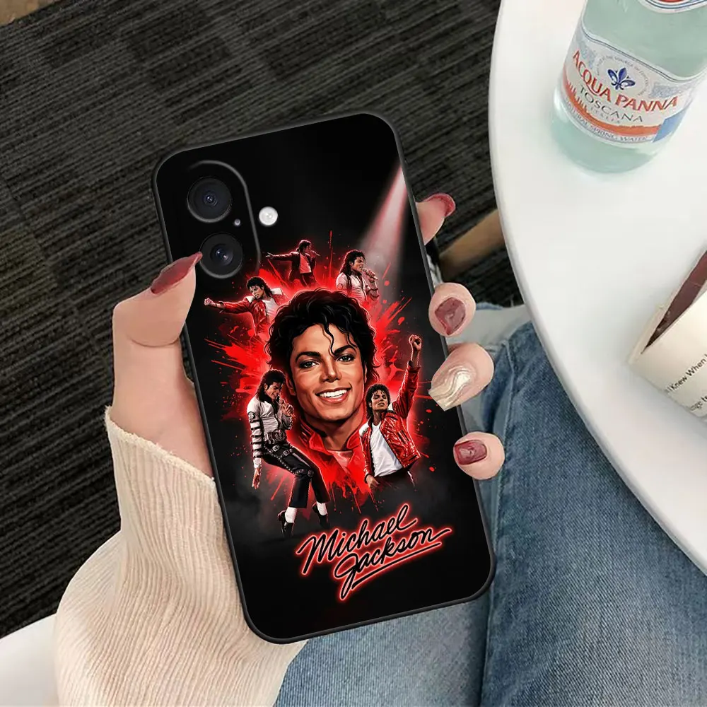 Singer M-Michael J-Jackson Phone Case For iPhone 17 16 15 11 12 14 13 Pro Max Mini XS X XR 7 Plus 17E Shockproof Cover Fundas