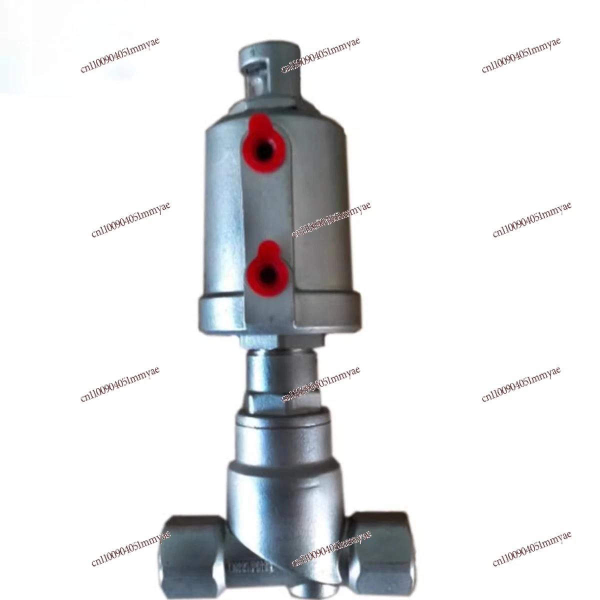 Stainless Steel DN15 T Type Right Angle Threaded Angle Seat Valve Corrosion Resistant Pneumatic
