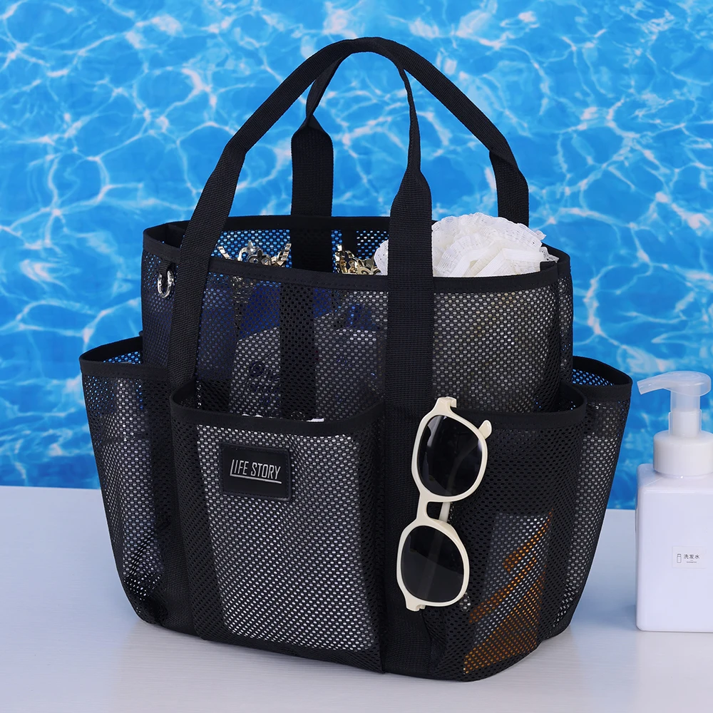 Tas Pantai Portabel Tote Hawaii Kapasitas Besar Tas Penyimpanan Pakaian Renang Tas Jinjing Liburan Tamasya Perjalanan Tahan Lama