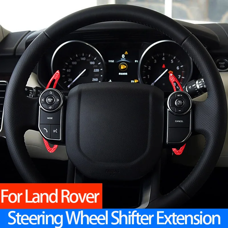 

Car Steering Wheel Gear Shifters Paddle Extension ABS For Land Rover Range Rover Evoque Discovery For Jaguar XF XE F-TYPE F-PACE