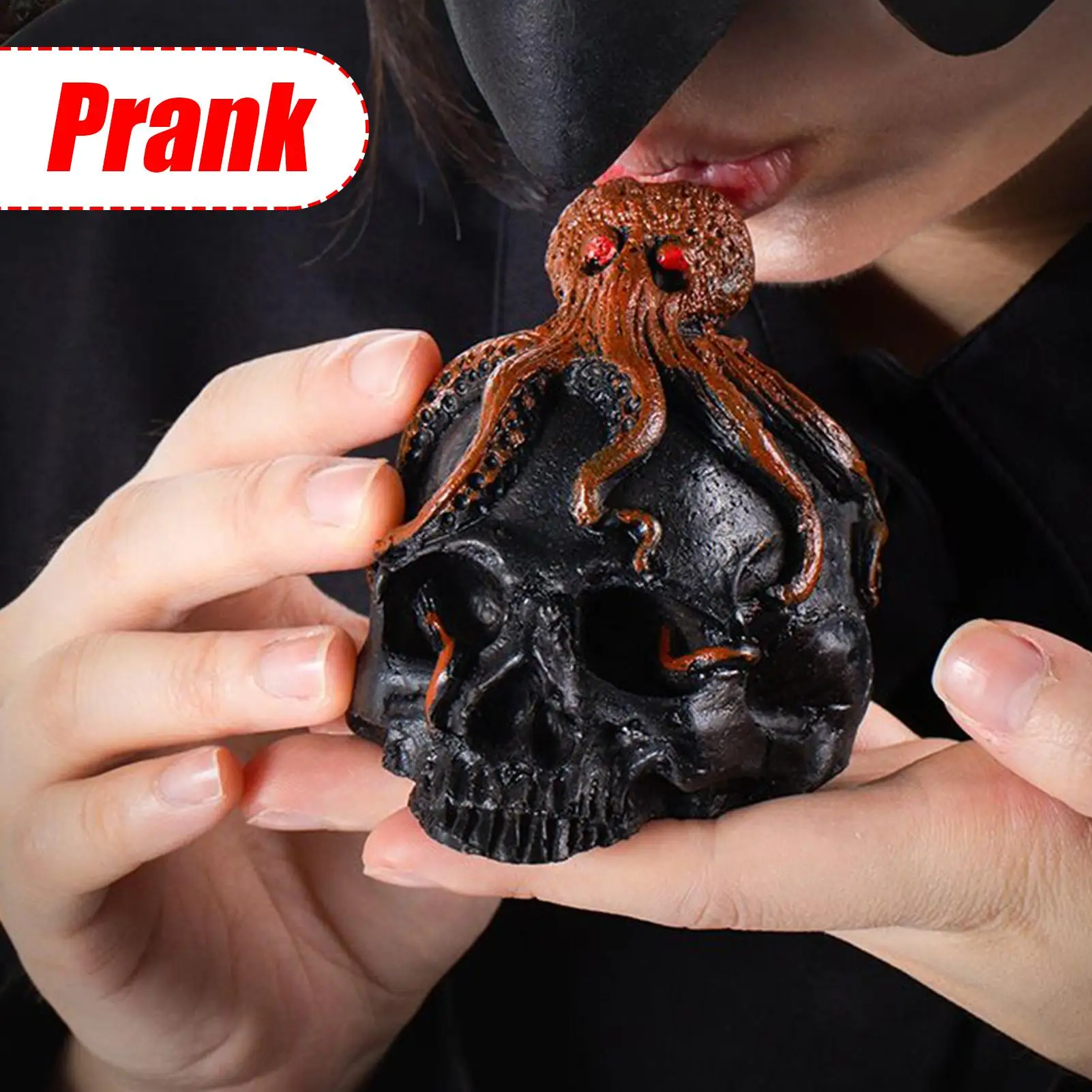 

Skull Death Whistle, Self Defense Halloween Prank Tool For Outdoor Picnic Hiking Climbing War Exhibitions Meditation Collectors