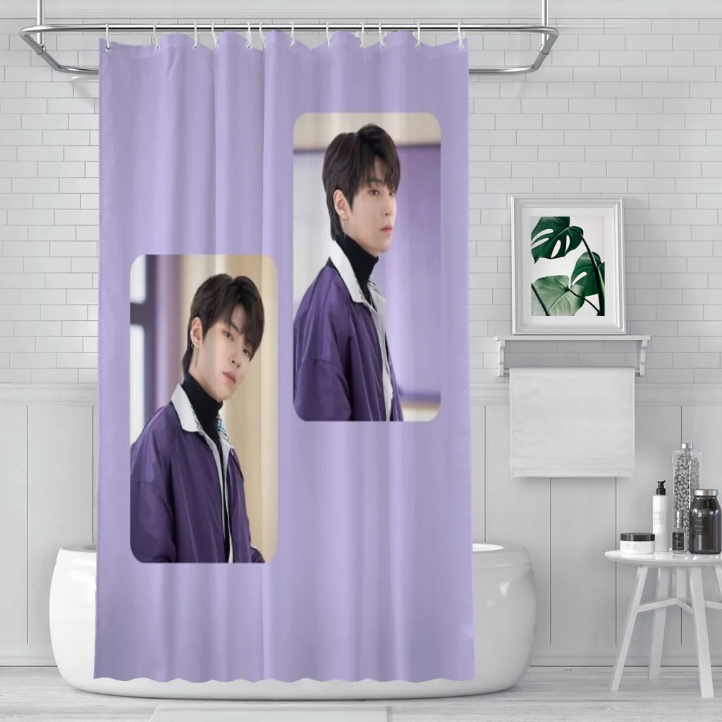 

Hwang In Yeop Shower Curtain Landscape Bath Curtain With Hooks for Bathroom waterproof scenery