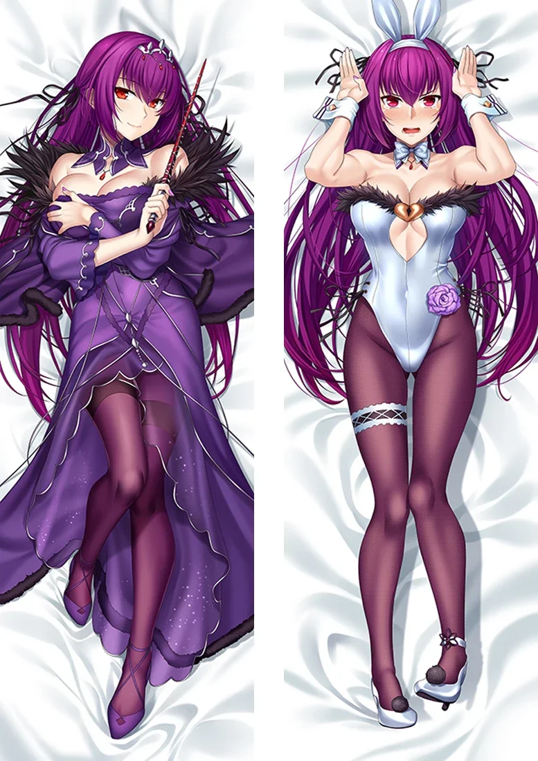 

Anime Fate/Grand Order Scathach Dakimakura Waifu Pillowcase 2-Side Decor Pillow Case Print Hugging Body Cushion Cover