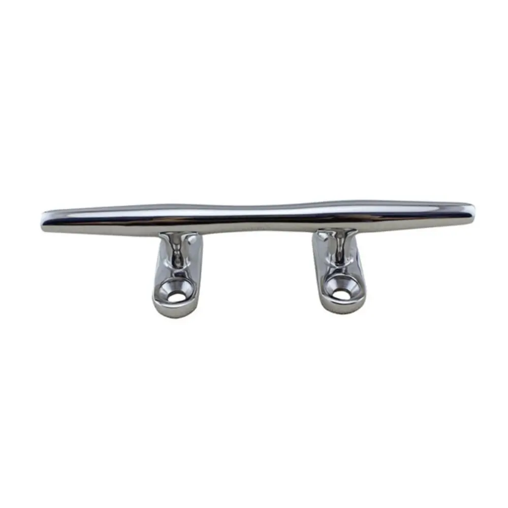 316 Stainless Steel Boat Dock Cleat 4/5/6/8/10/12 Inch Silver Boat Grab Handle Boat Hollow Base Durable Heavy Duty