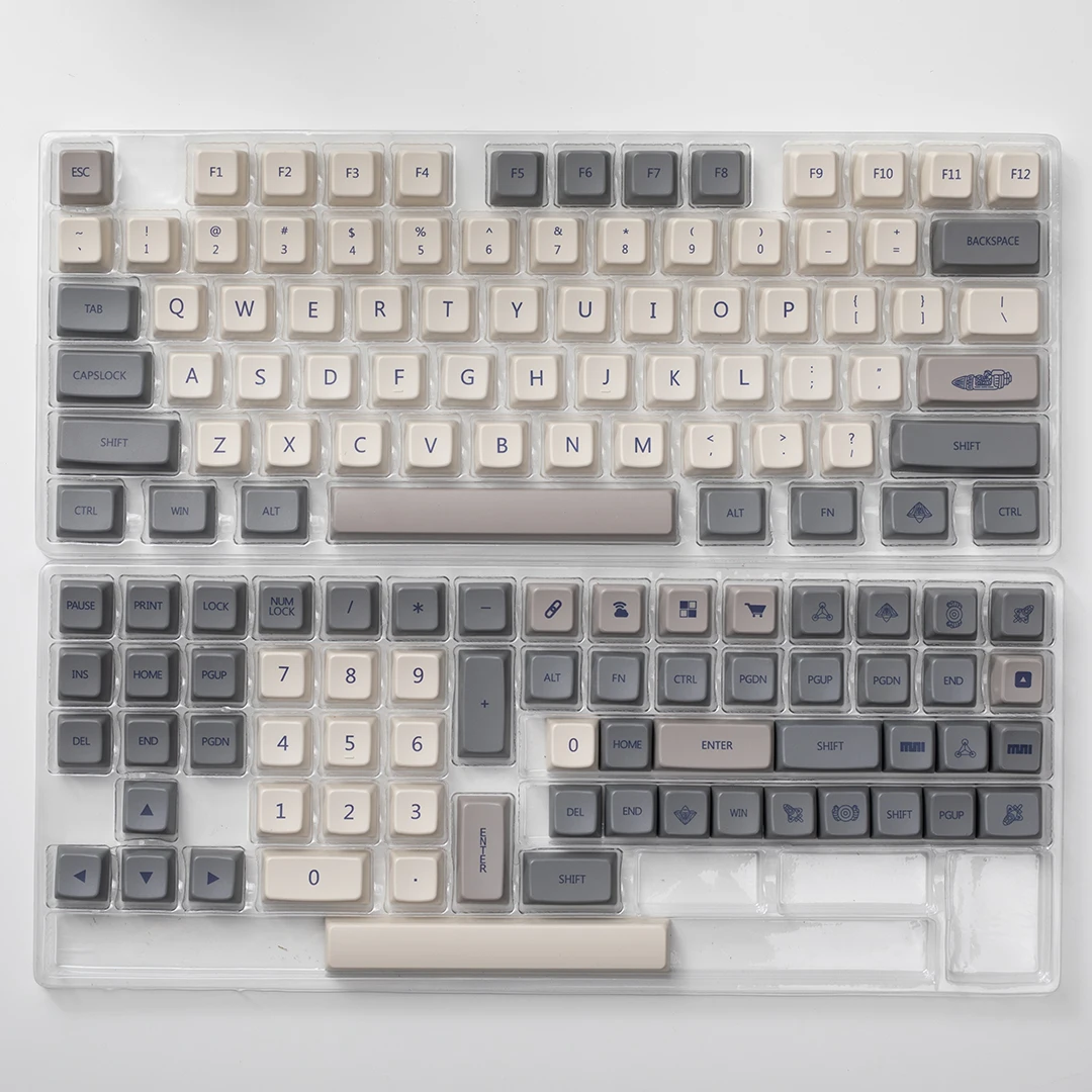 MDA Inspiração Keycap, Material PBT, Processo de Sublimação Térmica, Adequado para 108, 104, 100, 98, 87, 84, 75, 68 Chaves