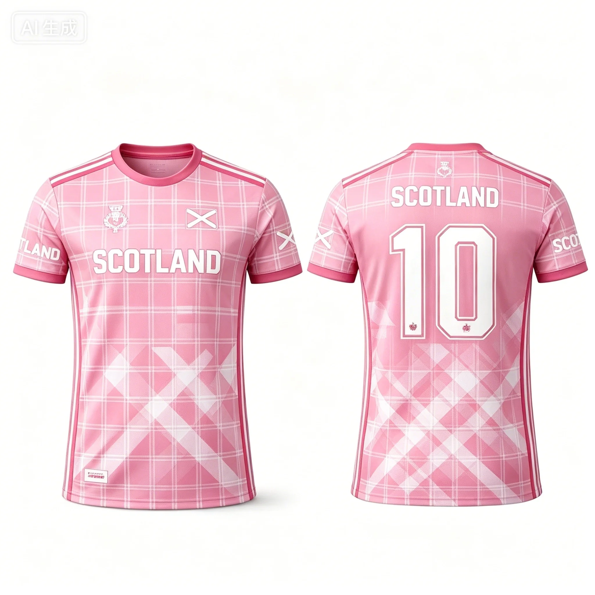 Scotland National Team Football Jersey Short-sleeve Sports Shirt for Match Training Fan Souvenir view 3