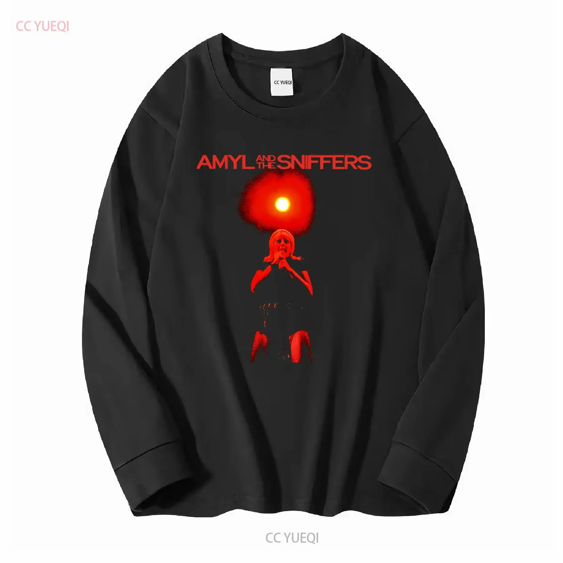 Amyl and the sniffers T Shirt long or short sleeves vintage Washed fashion Unisex Breathable graphic Comfortable Soft
