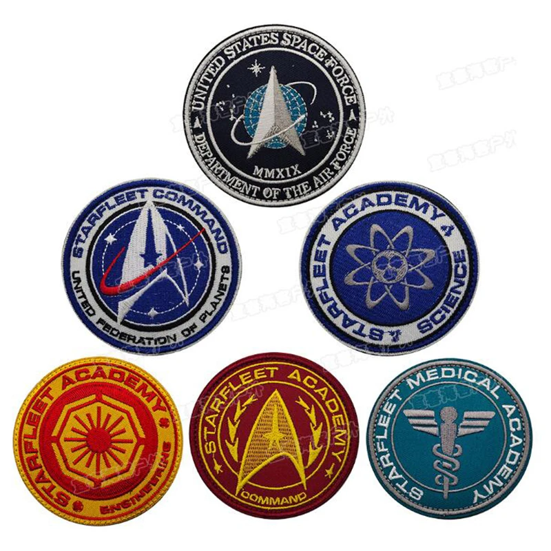 New 3D Embroidery Decal Spaceship American Combat Military Outdoor Clothing Backpack Hat Supplies DIY Decorative Badge Icon