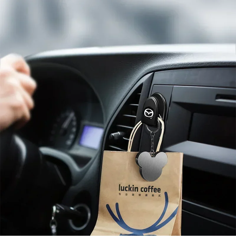 

Mini Self-Adhesive Hidden Car Hooks Universal Car Accessories for Mazda 2,3,5,6,BL,BM,CX-3,CX-4,CX-5,CX-7,CX-8,CX-9,CX-30,MX-5