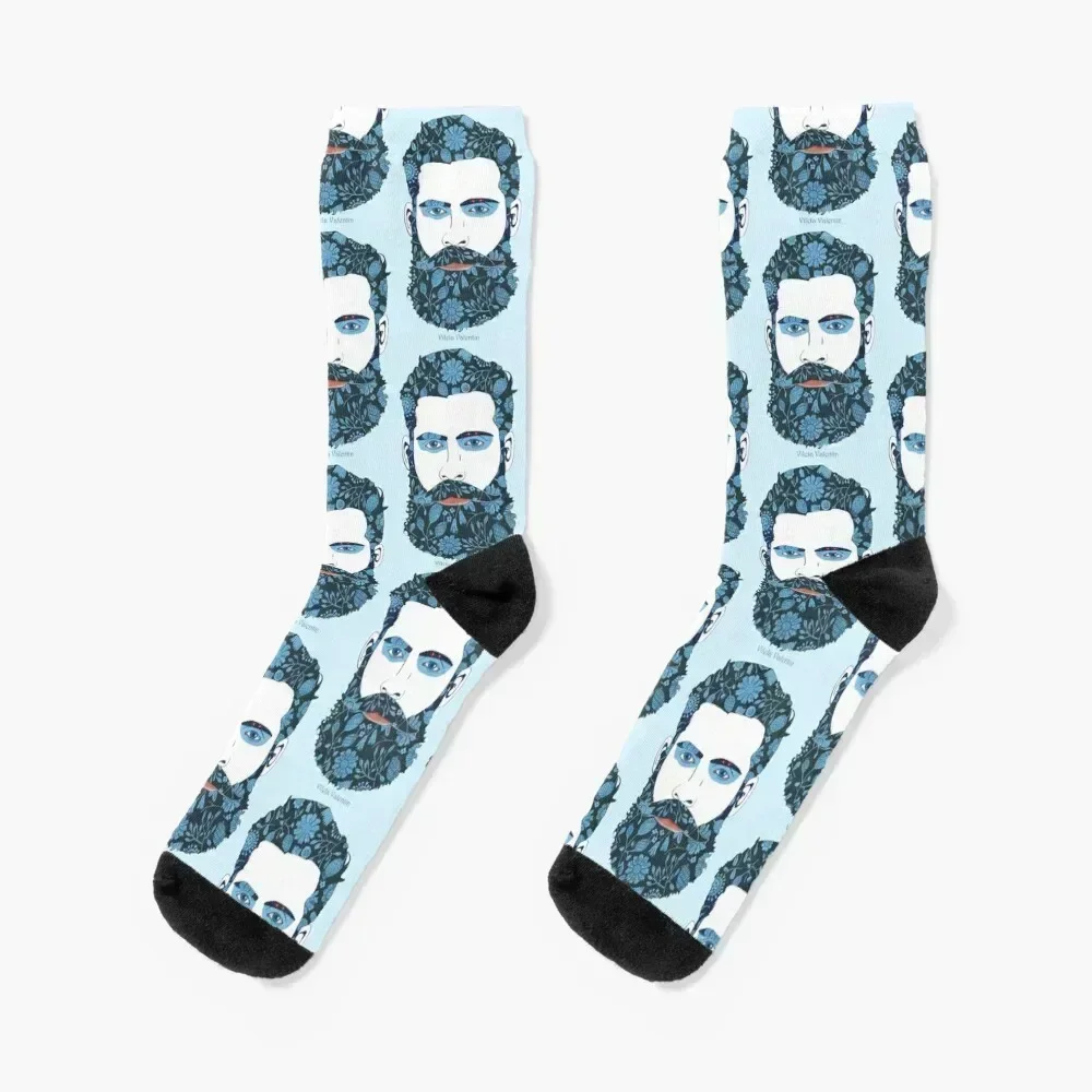 Beard Power Socks Wholesale Non-slip christmass gift sport Socks Women Men's