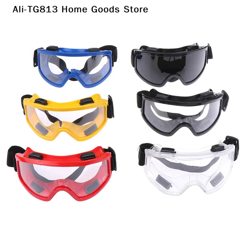 [TG813]Safety Goggle Anti Splash Dust Proof Work Lab Eyewear Eye Protection Industrial Research Safety Glasses Clear Lens
