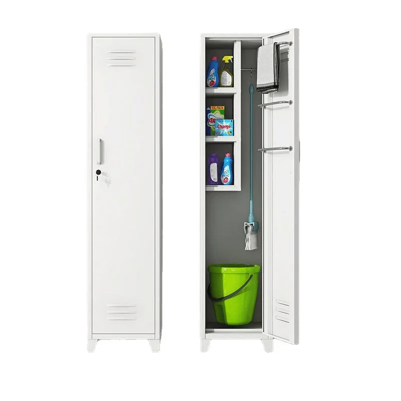 

Housekeeping Glove Cabinet Storage Stainless Steel Tool Vacuum Cleaner Cleaning Cleaning Mop Locker