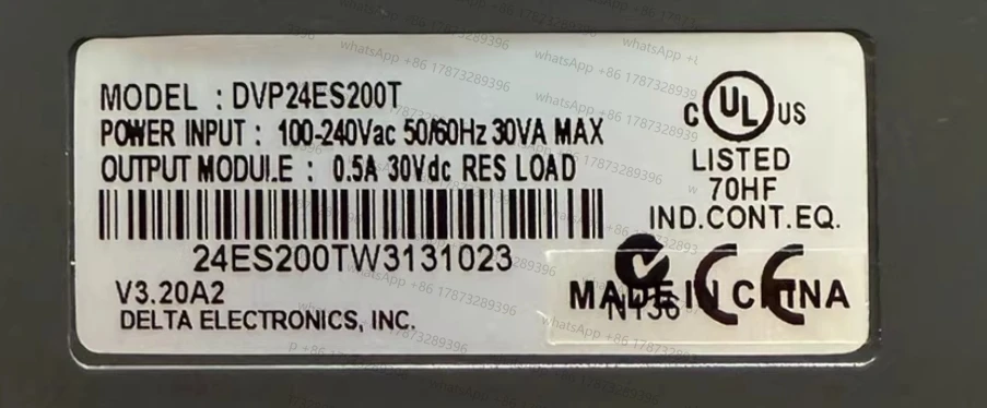 Gebrauchte SPS DVP24ES200T Normale Funktion getestet OK