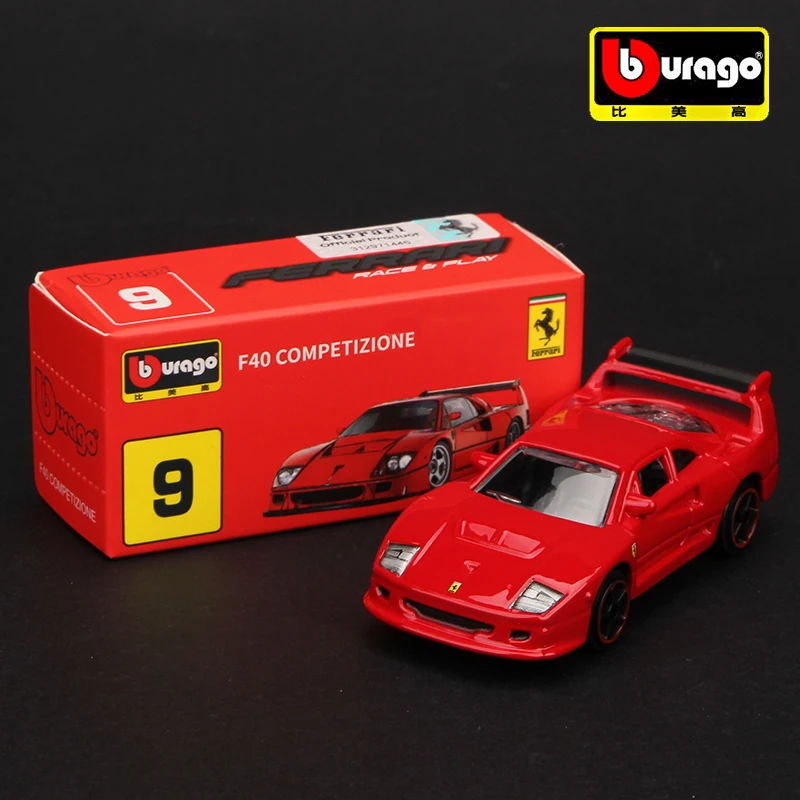 Bburago Ferrari series Multiple styles F50 F12TDF 488GTB LAFERRARI Car Model Collection Kids Xmas Gift Toys for Boys