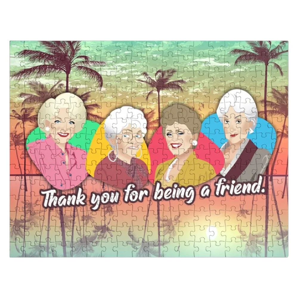 

Пазл Golden Girls, детская игрушка с индивидуальным именем, персонализированные идеи подарков, головоломка