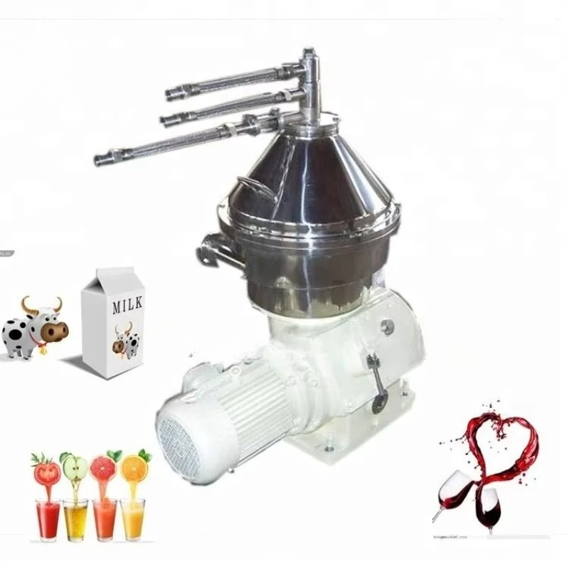 Dairy Milk Separator Centrifuge Cream Milk Processing Machine with Pasteurizer