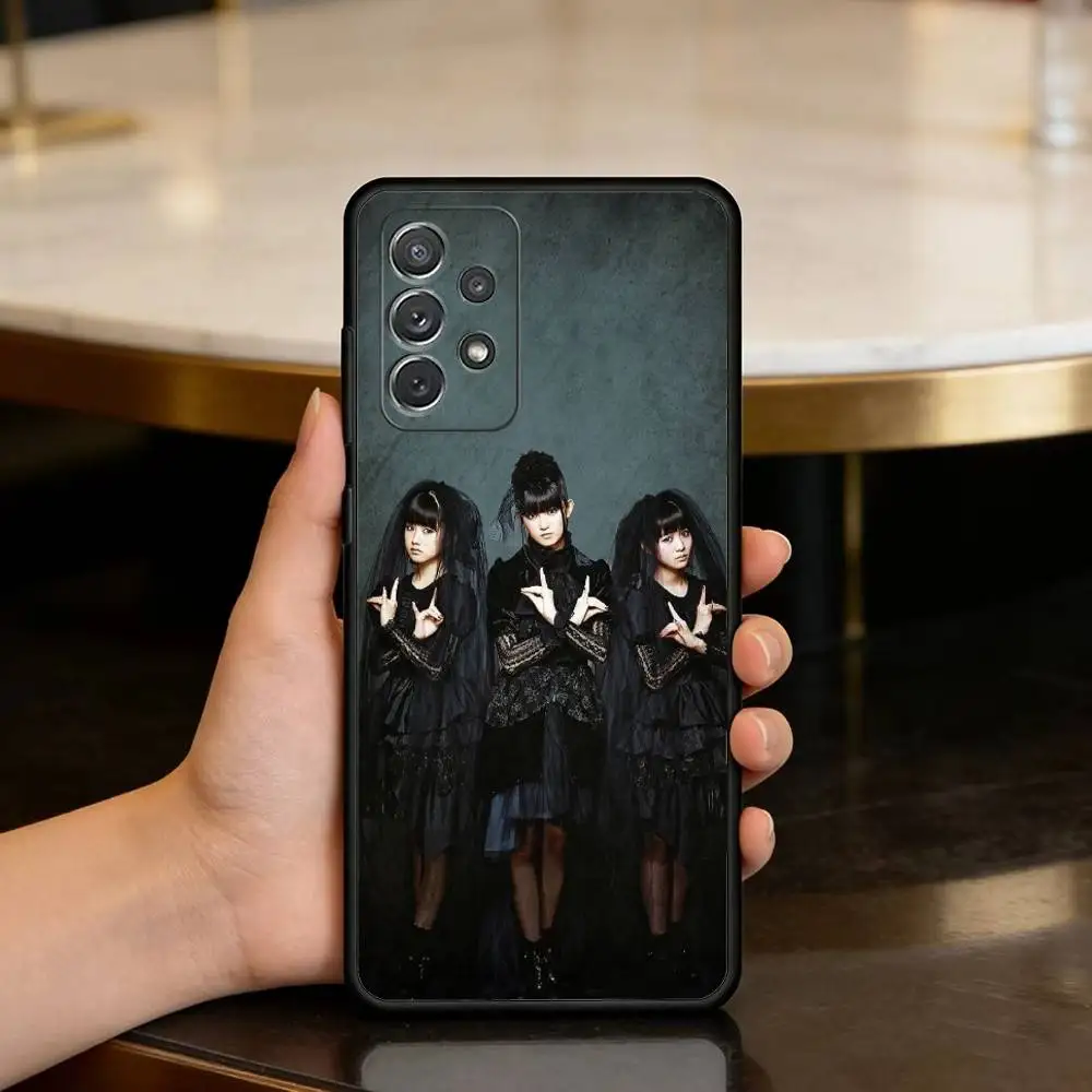BABYMETAL R-Rock Band Phone Case For Samsung Galaxy A73,A72,A71,A70,A53,A52,A51,Soft Silicone Black Cover
