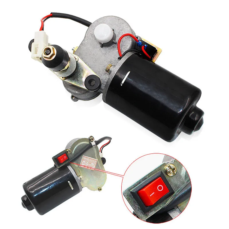 12V 48V 60V Wischerblätter Elektrischer Wischermotor ohne Knochen Elektrischer Wischermotor mit/ohne Schalter Elektrofahrrad-Dreiradwischer ﻿ – Detail 10