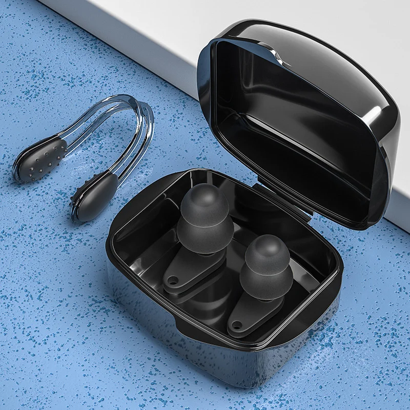 ชุดที่อุดหูสำหรับว่ายน้ำซิลิโคนป้องกันน้ำอุปกรณ์ดำน้ำสำหรับผู้ใหญ่ที่อุดหูสำหรับเด็ก