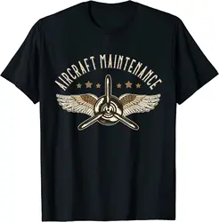 Nuova t-shirt regalo meccanico per aerei meccanici per la manutenzione degli aerei S-3XL