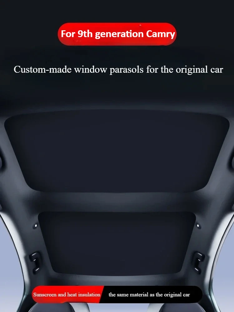 

For 2024 9th generation Camry sunshade sunshade shading privacy car window sunscreen modification accessories