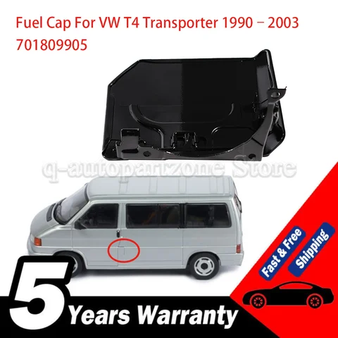 NEW Fuel Gas Tank Filler Flap Cap Cover For T4 Transporter Caravelle 1990-2003 Fuel Tank Flap Cap Cover 701809905 Car Accessorie